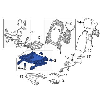 Acura OE - Front Left Seat Track