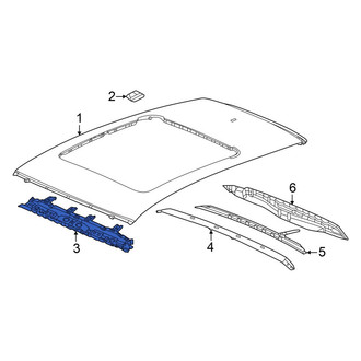 Acura OE - Front Roof Header Panel