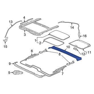 Acura OE - Sunroof Drip Rail