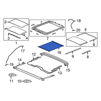 Acura OE - Sunroof Cover