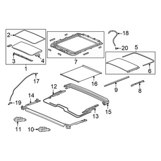 Acura OE - Roof - Sunroof (With Panoramic)