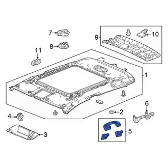 Acura OE - Rear Right Interior Grab Bar