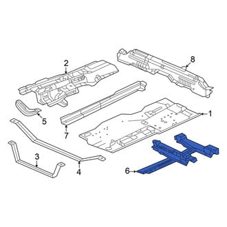 Acura OE - Front Left Floor Pan Crossmember
