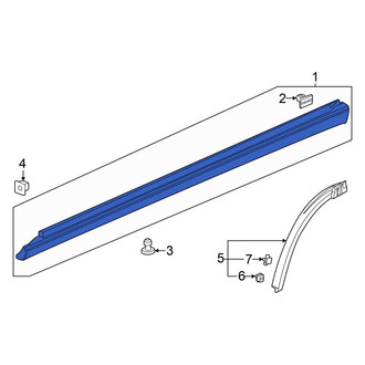 Acura OE - Left Rocker Panel Guard