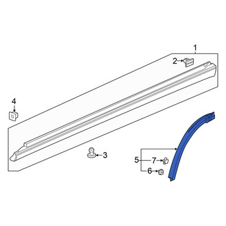 Acura OE - Wheel Arch Molding