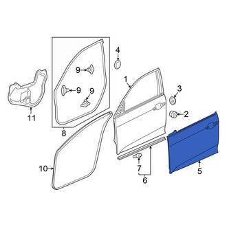 Acura OE - Front Right Outer Door Outer Panel