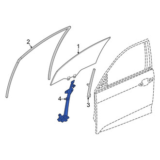 Acura OE - Front Left Window Regulator