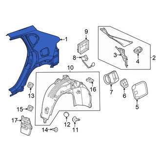 Acura OE - Rear Left Quarter Panel