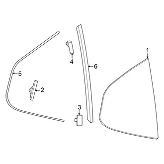 Acura OE - Quarter Panel - Glass