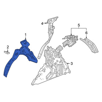Acura OE - Rear Left Outer Wheel Housing Side Panel