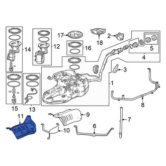 Acura OE - Rear Fuel Tank Shield