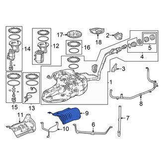Acura OE - Fuel Tank Shield