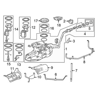 Acura OE - Fuel System Components