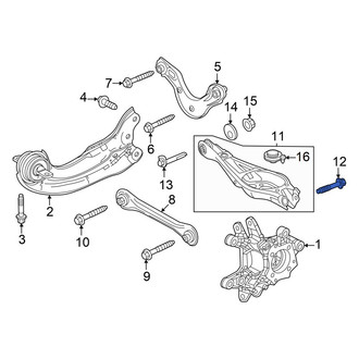 Acura OE - Upper Inner Suspension Control Arm Bolt