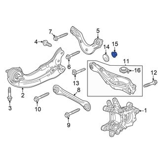 Acura OE - Rear Lower Suspension Control Arm Nut
