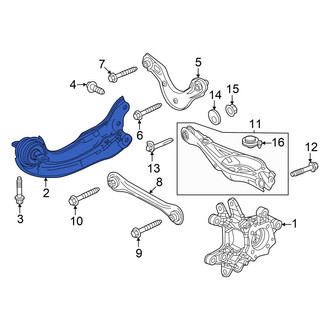 Acura OE - Rear Left Suspension Trailing Arm