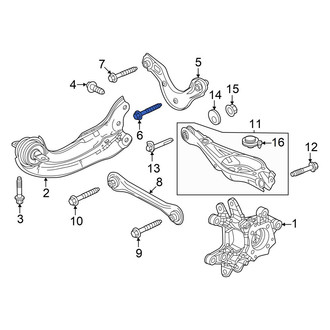 Acura OE - Upper Outer Suspension Control Arm Bolt