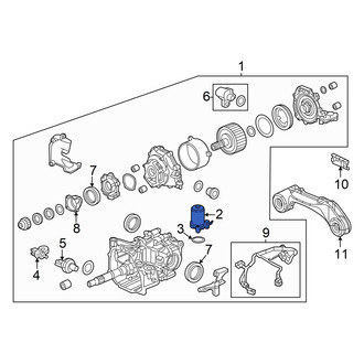 Acura OE - Rear Differential Lock Motor