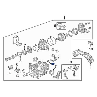 Acura OE - Differential Lock Motor O-Ring