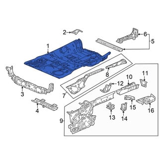 Acura OE - Rear Floor Pan