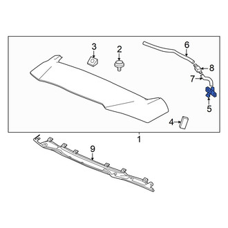 Acura OE - Rear Back Glass Washer Nozzle