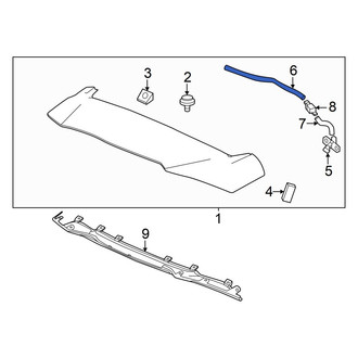 Acura OE - Rear Liftgate Washer Hose
