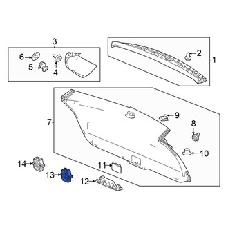 Acura OE - Rear Liftgate Latch Release Switch