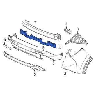 Acura OE - Rear Bumper Impact Absorber