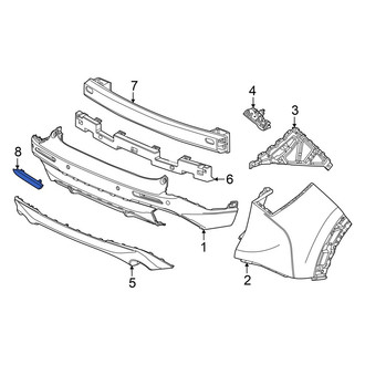 Acura OE - Rear Left Reflector Panel