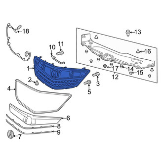 Acura OE - Front Grille
