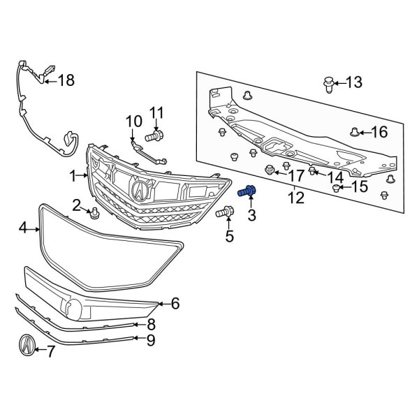 Grille Screw