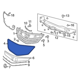 Acura OE - Front Grille Molding