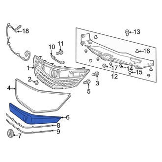 Acura OE - Front Grille Molding