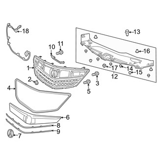 Acura OE - Grille & Components