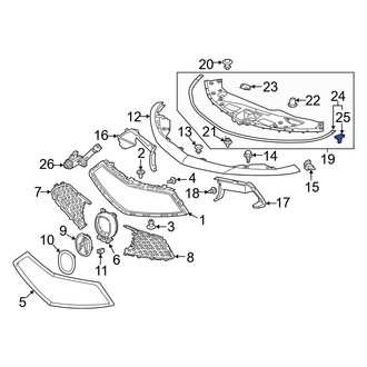 Acura OE - Hood Seal Clip