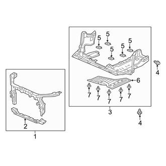 Acura OE - Radiator Support