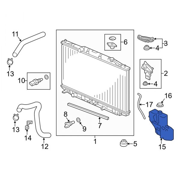 Engine Coolant Reservoir