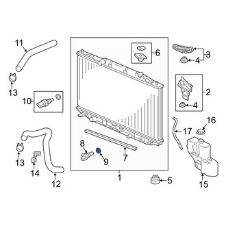 Acura OE - Radiator Drain Plug Gasket