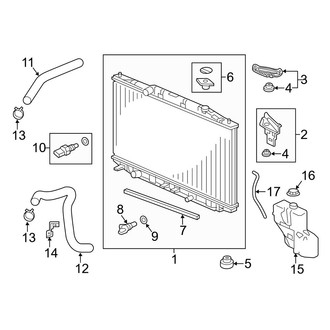 Acura OE - Cooling - Radiator & Components (Engine Cooling)