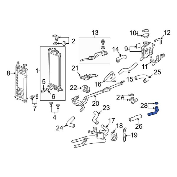 Engine Coolant Pipe