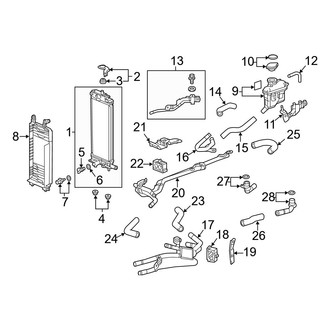 Acura OE - Cooling - Radiator & Components (Battery Cooling), (Sport Hybrid SH-AWD)