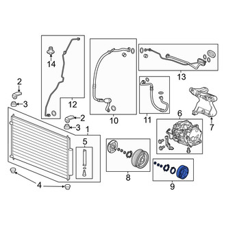 Acura OE - A/C Compressor Clutch Coil