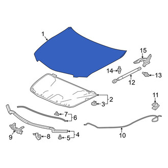 Acura OE - Front Hood Panel