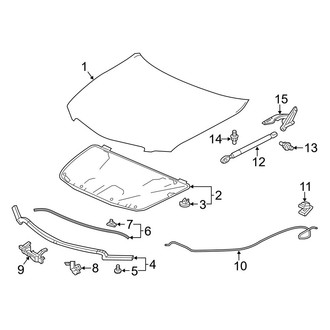 Acura OE - Hood & Components