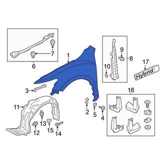 Acura OE - Front Right Fender