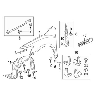 Acura OE - Fender & Components