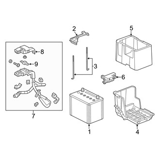 Acura OE - Electrical - Battery (Conventional)