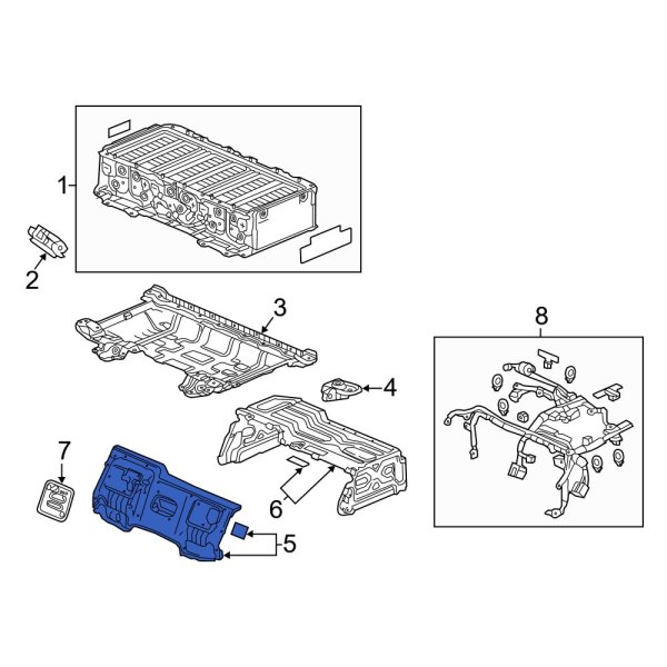 Drive Motor Battery Pack Cover