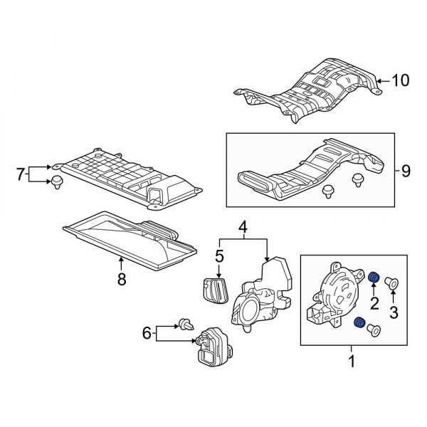 Drive Motor Battery Pack Cooling Fan Insulator