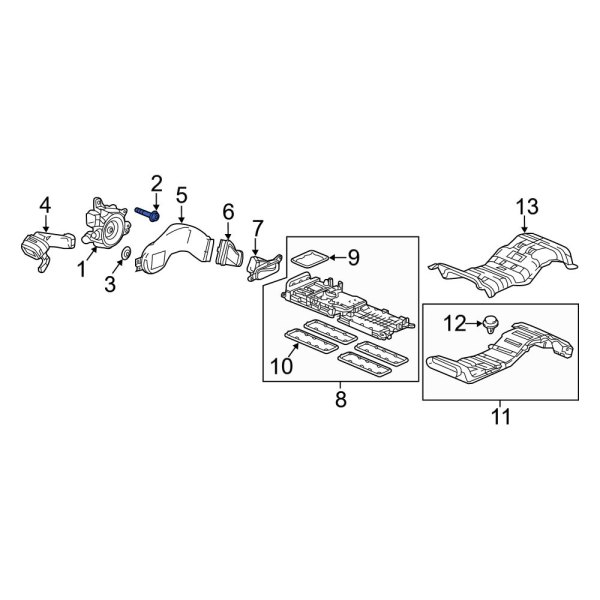 Drive Motor Battery Pack Cooling Fan Bolt